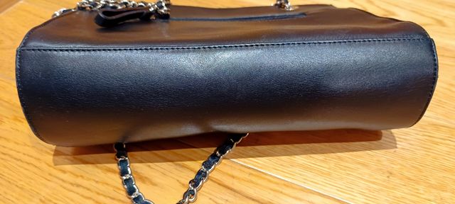 Bolso negro piel hombro