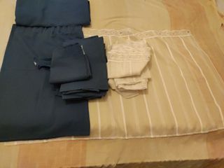 Visillos y cortinas originales caravana Sterckeman