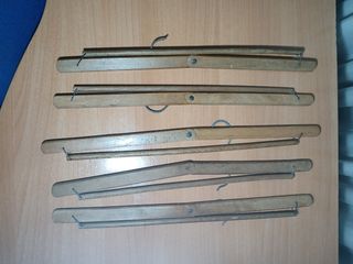 Lote perchas madera plegables