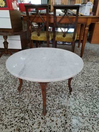 MESA REDONDA DE MARMOL