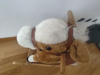 Caballito juguete balancín