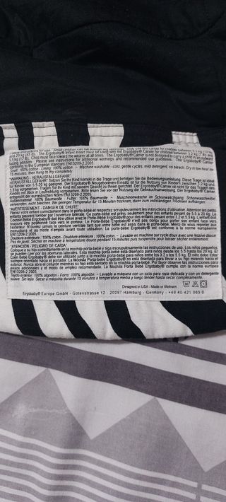 Mochila ergonómica ergonómica baby