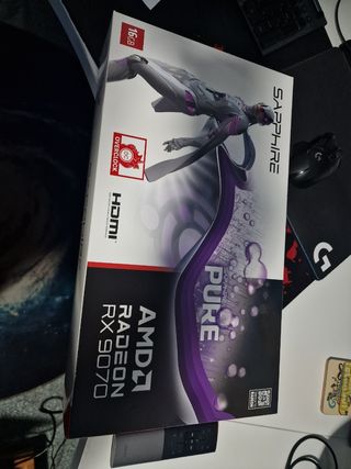 Tarjeta grafica AMD RX 9070 Sapphire Pure OC 16GB