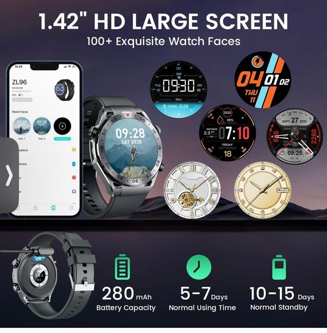 Orologio smartwatch con chiamate