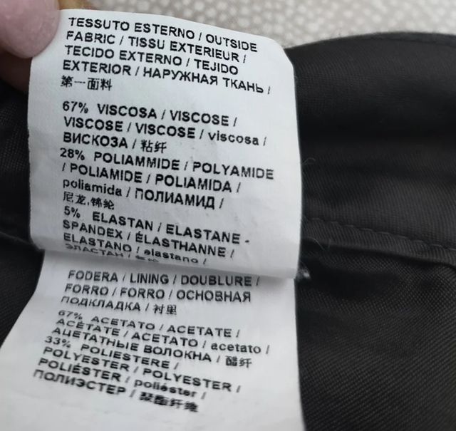 Pantaloni Pinko grigio taglia S vita alta cono