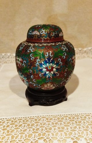 Coppia di vasi cloisonne'