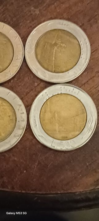MONEDA 500liras año 1982-2001 Italia