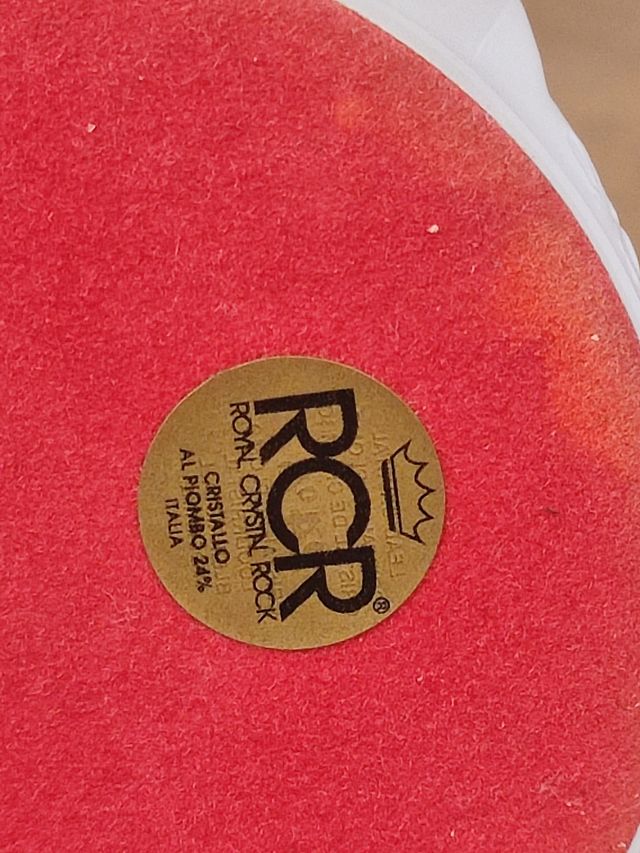 Statuetta dama cristallo produzione RCR Italia