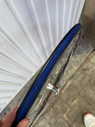 Rueda trasera bici carretera