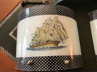 Apliques de pared antiguos. De cristal