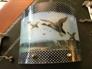 Apliques de pared antiguos. De cristal