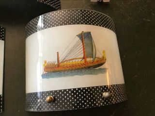 Apliques de pared antiguos. De cristal