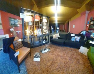 Sofá reclinable en color negro egro