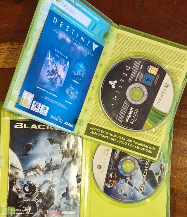 🇪🇦 Giochi Xbox 360 Batch 2 Destiny e Blacksite