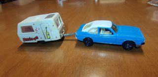 Majorette Ford Capri con Caravana