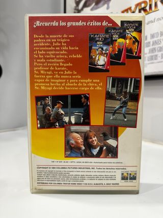 El nuevo karate kid VHS VIDEOCLUB CAJA GRANDE