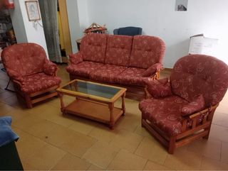 Sofa sillones y mesa
