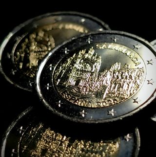 Moneda 2euros Ciudad vieja de Salamanca