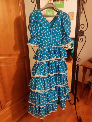 Vestido flamenca talla 10