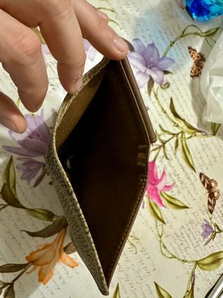 Portafoglio da donna in ecopelle effetto galuchat