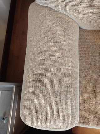 Sofá biplaza beige 