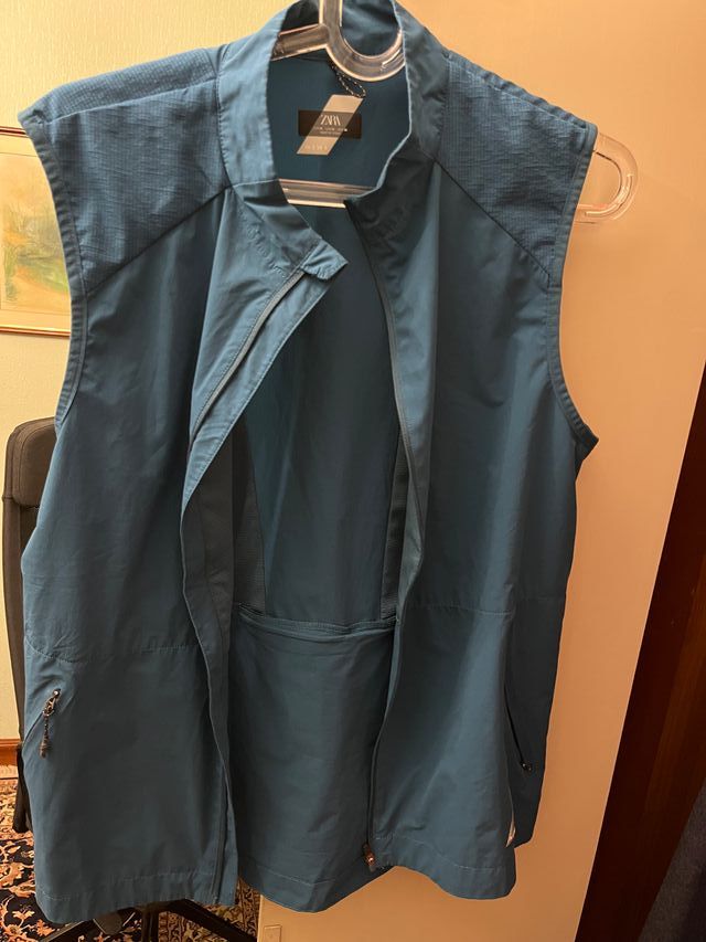 Chaleco Zara Azul verdoso M Hombre Sport