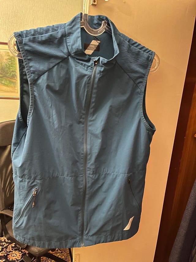 Chaleco Zara Azul verdoso M Hombre Sport