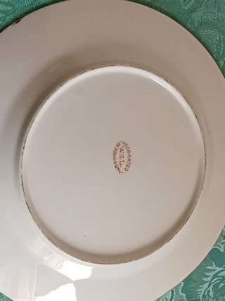 Piatto di porcellana 