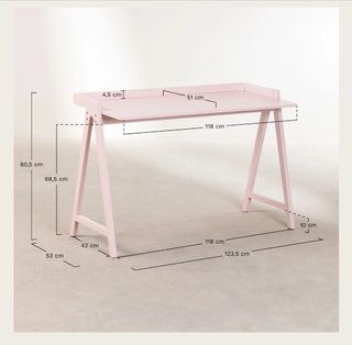 Precioso escritorio de madera minimalista