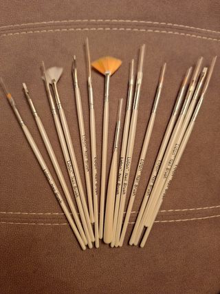 Juego de pinceles uñas