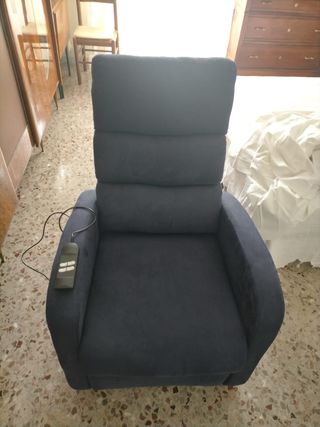 Poltrona reclinabile nuova blu