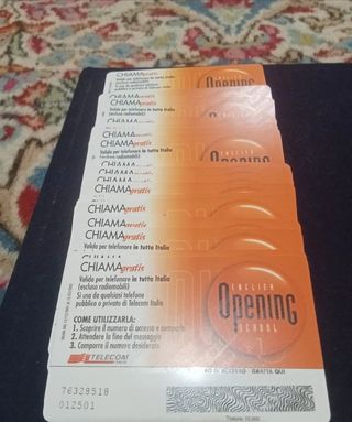 Carte telefoniche Telecom Lotto di N.50 Schede Rar