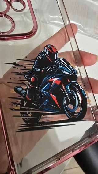 Funda Samsung S24 Ultra Rosa Moto