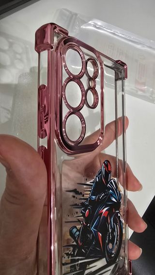 Funda Samsung S24 Ultra Rosa Moto