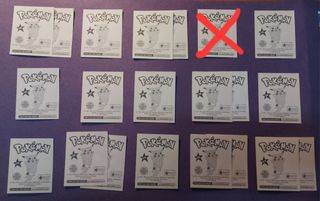 Cromos Pokemon. 1999