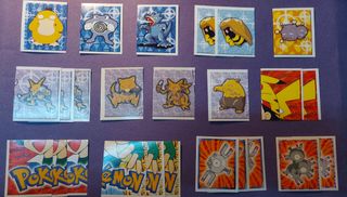 Cromos Pokemon. 1999