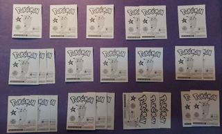 Cromos Pokemon. 1999