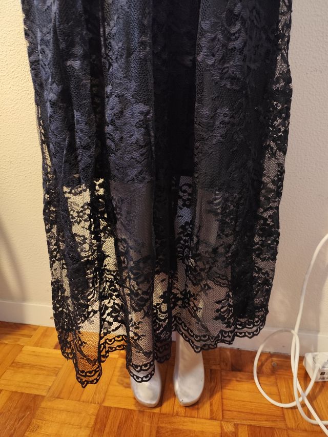 Vestido coctel encaje