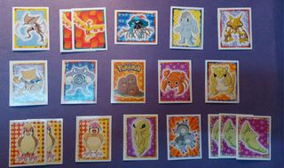 Cromos Pokemon. 1999