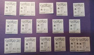 Cromos Pokemon. 1999