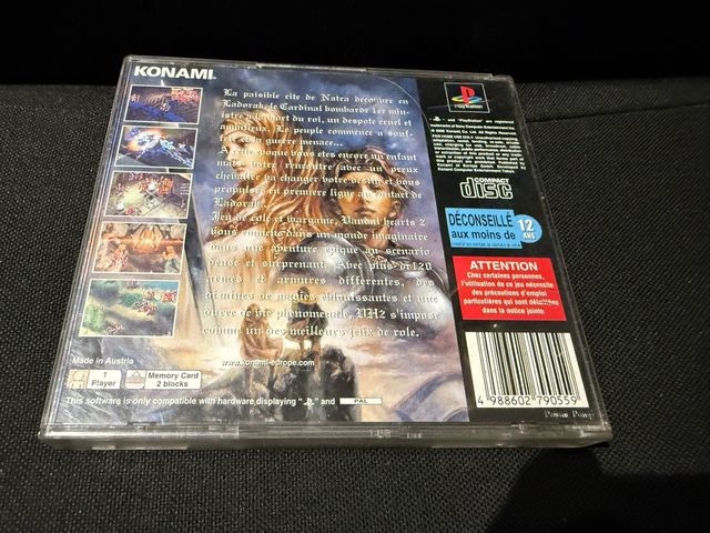 Vandal hearts II PAL france ps1
