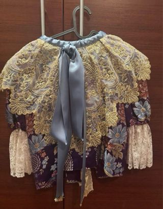 Traje fallera morado talla M/38