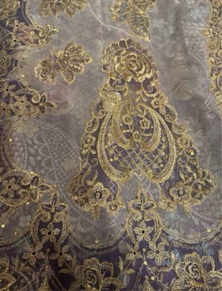 Traje fallera morado talla M/38