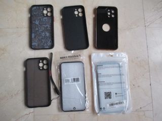LOTE DE 6 FUNDAS DE IPHONE 12 PRO MAX