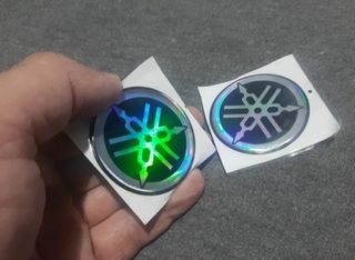 2 logos yamaha multicolor 5cm