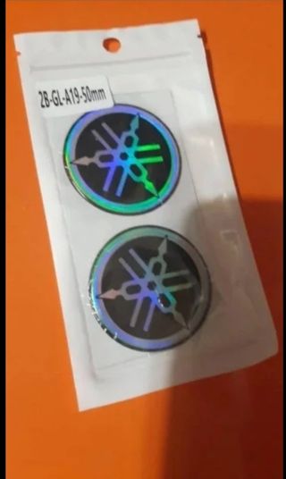2 logos yamaha multicolor 5cm