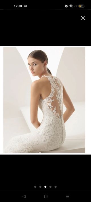 Vestido de novia Rosa clara