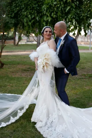Vestido de novia Rosa clara