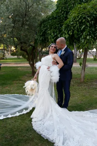 Vestido de novia Rosa clara