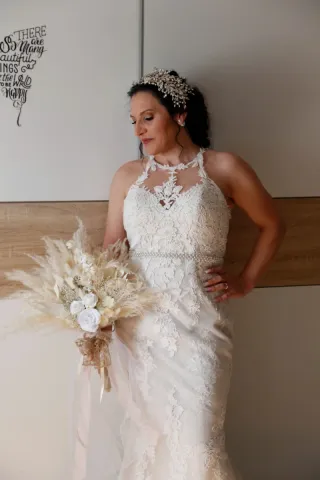 Vestido de novia Rosa clara